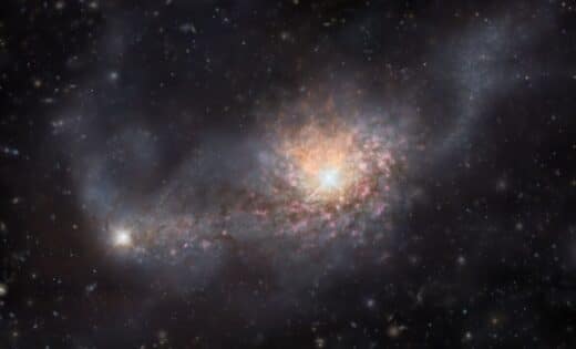 Astronomers Unveil Ancient Quasar Merger Crafting A Monster Galaxy